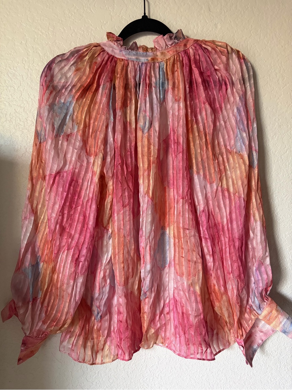 SET of loveshackfancy silk Willow top and Alex midi skirt size small - Picture 8 of 16